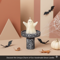 Ghost Candle | Halloween Decor