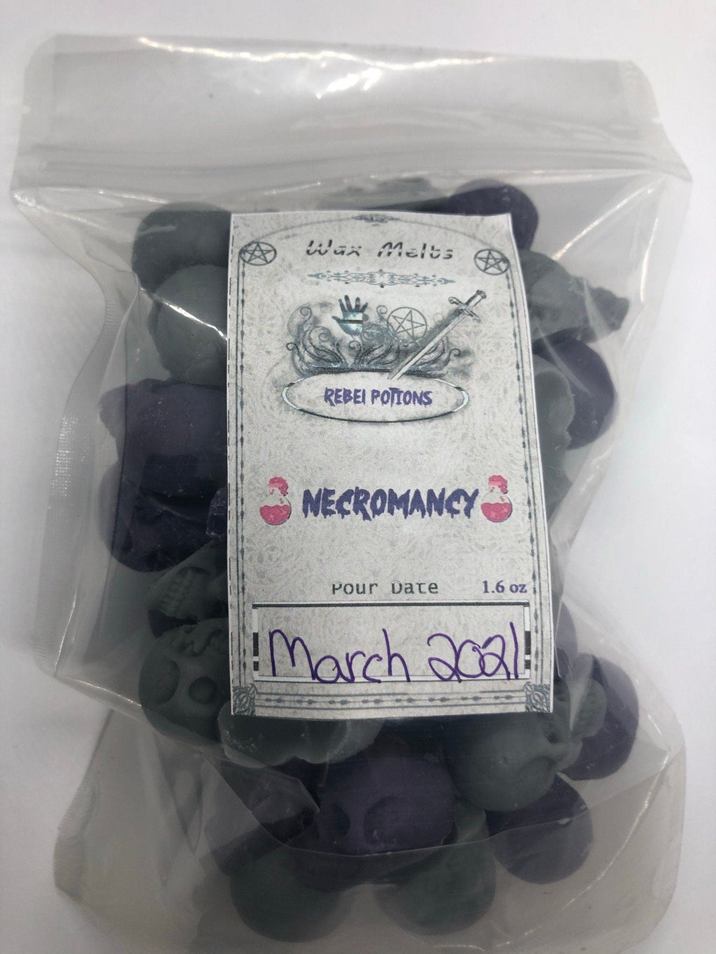 Necromantic Skull Wax Melts